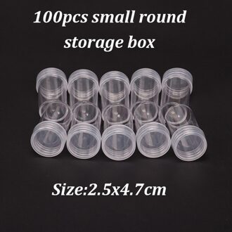 50/100 In Bulk Plastic Flessen Voor Diamant Schilderij Borduurwerk Accessoires Container Flessen Crystal Bead Opslag Jar 100stk