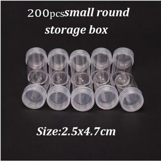 50/100 In Bulk Plastic Flessen Voor Diamant Schilderij Borduurwerk Accessoires Container Flessen Crystal Bead Opslag Jar 200stk