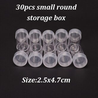 50/100 In Bulk Plastic Flessen Voor Diamant Schilderij Borduurwerk Accessoires Container Flessen Crystal Bead Opslag Jar 30stk