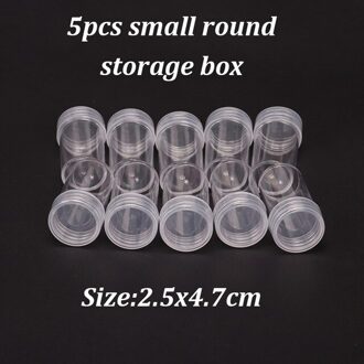 50/100 In Bulk Plastic Flessen Voor Diamant Schilderij Borduurwerk Accessoires Container Flessen Crystal Bead Opslag Jar 5stk