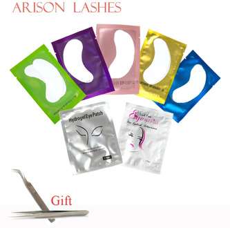 50/100 Pairs Eyelash Pad Gel Patch Grafting Eyelashes Under Eye Patches For Eyelash Extension Paper Sticker Wraps Makeup Tools