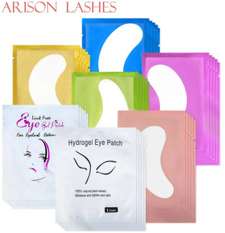 50 /100 Pairs Eyelash Patches Eye Pads for Eyelash extension for Building Eyelash Patches Under eye Patches Lint free Sticker