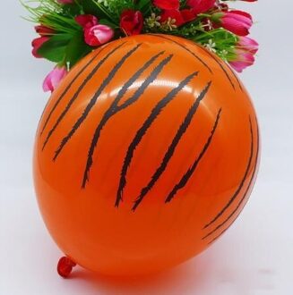 50/100 Stuks Verjaardag Animal Latex Ballon Tijger Zebra Hond Safari Jungle Party Ballon Verjaardag Party Decor Kids Verjaardag speelgoed Bal A / 50stk