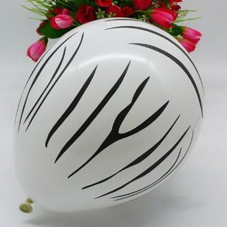 50/100 Stuks Verjaardag Animal Latex Ballon Tijger Zebra Hond Safari Jungle Party Ballon Verjaardag Party Decor Kids Verjaardag speelgoed Bal B / 50stk