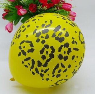 50/100 Stuks Verjaardag Animal Latex Ballon Tijger Zebra Hond Safari Jungle Party Ballon Verjaardag Party Decor Kids Verjaardag speelgoed Bal C / 50stk
