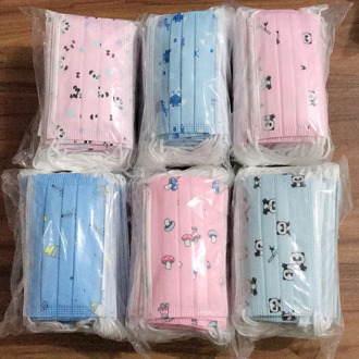 50/100PCS Disposable non-woven dustproof children's mask Multiple Cartoon pattern printing mask children 3 Layer Mask mascarilla
