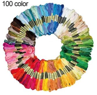 50/100Pcs Multicolor Borduurgaren Kruissteek Katoen Naaien Strengen Diy Borduren Floss Strengen Threads Ambachten Naaien Gereedschap 100stk