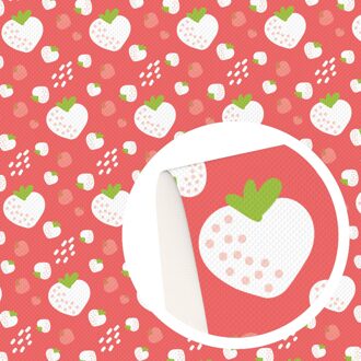 50*145Cm Aardbei Polyester Katoen Voor Patchwork Tissue Naaien Quilten Handwerken Materiaal Diy Handgemaakte, 1Yc18219 1140365