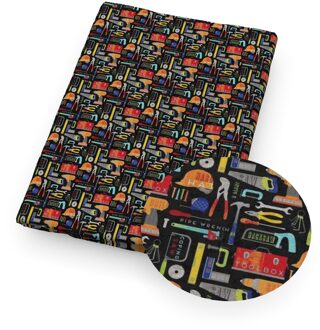 50*145Cm Of 20*34Cm Meisje Polyester Katoen Stof Patchwork Voor Tissue Kids Home Textiel Doek pop Jurk Gordijn, 1Yc14004 1120246001