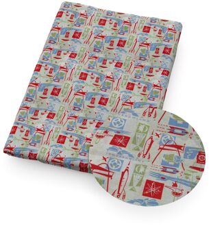 50*145Cm Of 20*34Cm Meisje Polyester Katoen Stof Patchwork Voor Tissue Kids Home Textiel Doek pop Jurk Gordijn, 1Yc14004 1121455001