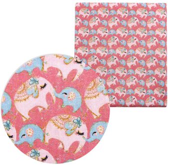 50*145Cm Olifant Serie 100% Katoen Patchwork Naaien Quilten Stoffen Handwerken Voor Tissue Diy Doek Jurk, 1Yc17283 1088399