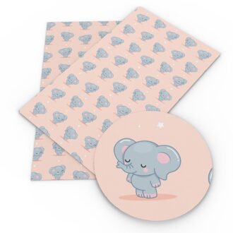 50*145Cm Olifant Serie 100% Katoen Patchwork Naaien Quilten Stoffen Handwerken Voor Tissue Diy Doek Jurk, 1Yc17283 1115444