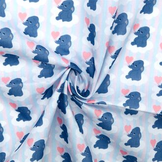 50*145Cm Olifant Serie 100% Katoen Patchwork Naaien Quilten Stoffen Handwerken Voor Tissue Diy Doek Jurk, 1Yc17283 1115452