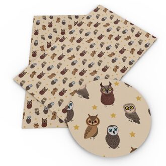 50*145Cm Uil Serie Polyester Katoen Voor Tissue Kids Quiliting Patchwork Trouwjurk Handwerken Materiaal, 1Yc16332 1116607