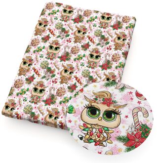 50*145Cm Uil Serie Polyester Katoen Voor Tissue Kids Quiliting Patchwork Trouwjurk Handwerken Materiaal, 1Yc16332 1120216