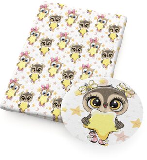 50*145Cm Uil Serie Polyester Katoen Voor Tissue Kids Quiliting Patchwork Trouwjurk Handwerken Materiaal, 1Yc16332 1130115