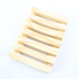 #50 1Pc Milieuvriendelijke Natuurlijke Bamboe Hout Zeep Lade Badkamer Douche Zeep Lade Schotel Opslag Stand Zeephouder Badkamer producten