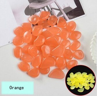 50/25Pcs Tuin Steentjes Glow Stones Rocks Glow In The Dark Home Decoratieve Voor Pebbles Outdoor Aquarium decor Lichtgevende Stenen 03