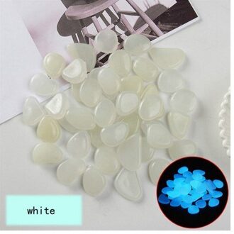 50/25Pcs Tuin Steentjes Glow Stones Rocks Glow In The Dark Home Decoratieve Voor Pebbles Outdoor Aquarium decor Lichtgevende Stenen 05