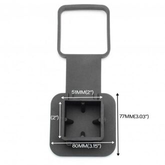 50% 2Inch Trailer Tow Trekhaak Ontvanger Cover Plug Cap Voor Honda Chevrolet Voor Ford