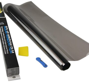 50*300 cm Black Window Tint Film Glas 25% Roll 1 PLY Auto Huis Commerciële UV + Isolatie Auto tint Film Zijruit