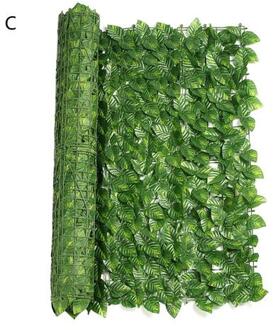 50*300Cm Versleutelde Kunstmatige Hedge Simulatie Groene Planten Privacy Hek Voor Outdoor Tuin Binnenplaats Tuin Decoratie