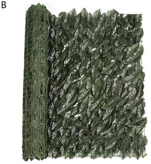 50*300Cm Versleutelde Kunstmatige Hedge Simulatie Groene Planten Privacy Hek Voor Outdoor Tuin Binnenplaats Tuin Decoratie