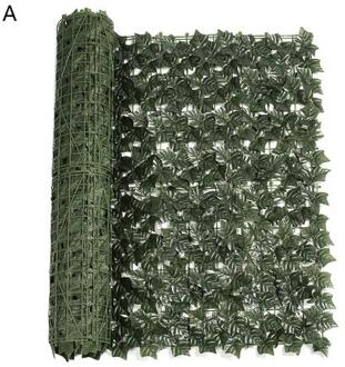 50*300Cm Versleutelde Kunstmatige Hedge Simulatie Groene Planten Privacy Hek Voor Outdoor Tuin Binnenplaats Tuin Decoratie