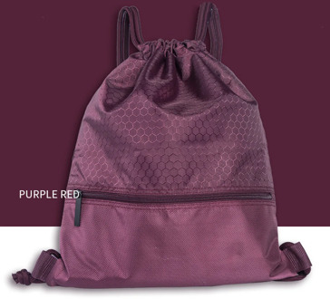 50*42cm Folding Drawstring Storage Waterproof Beam Bag Wear-resistant Sport With Zipper Pocket Home Swimming Backpack Travel