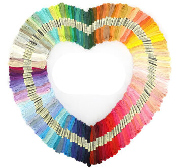 50-450 Stuks Borduurgaren Katoen Naaien Strengen Cross Stitch Floss Multicolor Naaien Accessoires Thuis Diy Borduurpakketten 100stk