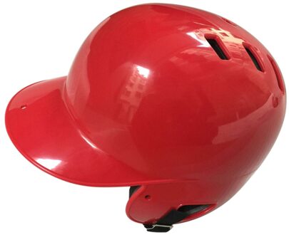 50-62Cm Batting Helm Hoge Slagvast Abs Shell Voor Softball Rood / Junior