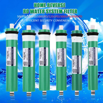 50/75/100/125/300/400GPD Reverse Osmosis RO Membrane Replacement Water System Water Filter Purifier Kitchen Drinking Treatment
