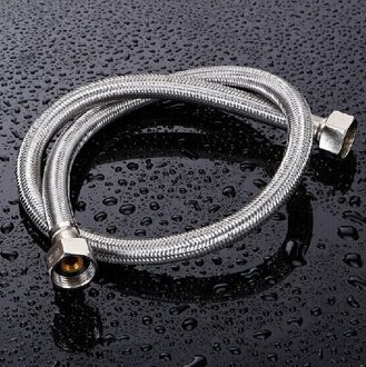 50 cm 1 paar 304 rvs Watertoevoerslang gebreide draad wastafel/wc sanitair slang badkamer onderdelen G 1/2 "B HJ-1154