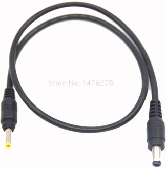 50 Cm 4.0*1.7 Mm Male Naar 5.5*2.1 Mm Male Dc Connector Voeding Kabel Verlengsnoer fit NP-FW50 LP-E6 DR-E18 Dummy Batterij