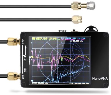 50 KHz-900 MHz Draagbare Handheld Vector Antenne Analyzer Digitale Aanraken Screen Kortegolf MF HF VHF UHF Netwerk Analyzer