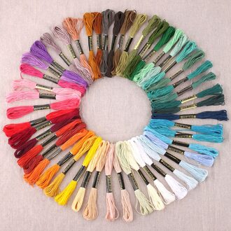 50 Kleuren Naaigaren Voor Borduurwerk Diy Handgemaakte Craft Naaien Cross Stiksels Materialen Levert