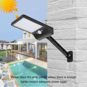 50 Led Afstandsbediening Solar Light Pir Motion Sensor IP65 Outdoor Wall Street Lamp Waterdicht Lamp Wandlampen