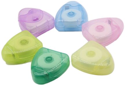 50 M Draagbare Dental Floss Zorg Picks Tooth Cleaner Gezondheid Hygiëne Levert Met Case Doos Tand Gezondheid Willekeurige Kleur