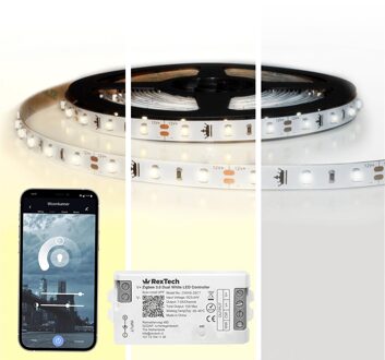 50 meter complete set witte led strip met zigbee controller