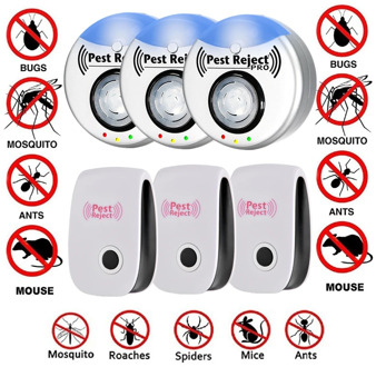 50% OFF Anti Insect Ultrasonic 300 Square Meters Of Coverage Pest Repeller Electronic Rat Mosquito Fly Mite Reject Killer Pro