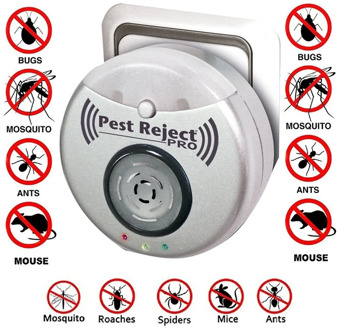 50% OFF Pest Reject Pro Anti Insect Ultrasonic 300 Square Meters Of Coverage Pest Repeller Rat Mosquito Fly Killer