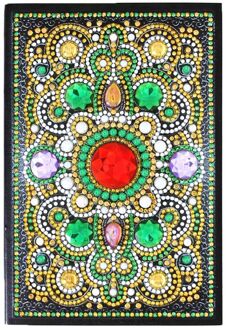 50 Pagina 'S Diamant Schilderij Notebook Diy Mandala Speciale Vormige Borduurwerk Kruis NB03