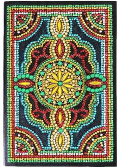 50 Pagina 'S Diamant Schilderij Notebook Diy Mandala Speciale Vormige Borduurwerk Kruis NB09