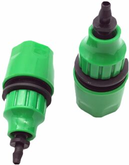 50 Pcs 1/2 'Garden Slang Snelkoppeling Connector Montage Met 1/4 'Barbed Connector Tuin Irrigatie Drip Irrigatie Watering
