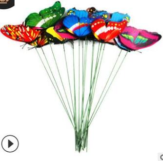 50 Pcs Bos Van Vlinders Tuin Yard Planter Kleurrijke Grillige Vlinder Stakes Outdoor Decor Bloempotten Decoratie