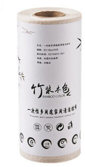 50 Pcs Disposable Non-Woven Cloth Dry Wet Kitchen Paper Towel Roll Paper Absorbent Oil Water Rag For Outdoor Travel Cleaning M 19.5x8cm