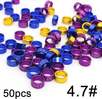 50 Pcs Duif Bands Vogel Voet Ring Soorten Identificeren Training Ringen Huisdier Vogel Label 95AA 9FF801694-47