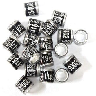 50 Pcs Gemengde Kleur Duif Bands Vogel Voet Ring Soorten Identificeren Training Ringen Huisdier W0YC