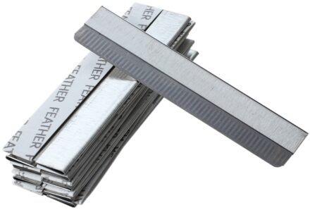 50 Pcs Kapper Salon Vintage Staal Enkele Rand Scheermesjes