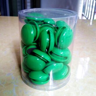 50 Pcs Magnetische Kopspijkers Punaises Plastic Kleur Kralen Koelkast Koelkast Stickers Whiteboard Schoolbord Deeltjesgrootte 32Mm 50 stk-groen